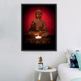 Bouddha Diy Kits Acrylique Peinture Par Numéros Pour Adulte Enfant DS30190873