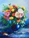 Fleur Diy Kits Peintures Par Numéros DS7920520