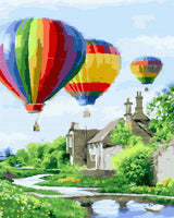 Ballon Diy Kits Acrylique Peintures Par Numéros Pour Adulte Enfant GX23651