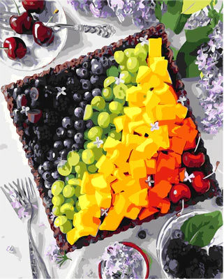 Fruit Diy Kits Acrylique Peintures Par Numéros Pour Adulte Enfant GX26641