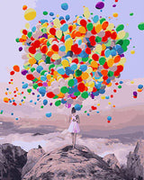 Ballon Diy Kits Acrylique Peintures Par Numéros Pour Adulte Enfant GX27954