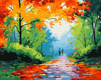 Paysage Diy Kits Acrylique Peintures Par Numéros Pour Adulte Enfant GX28213