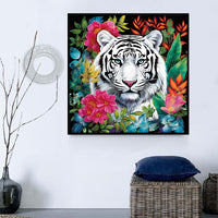 Tigre Diy Kits Acrylique Peintures Par Numéros Pour Adulte Enfant MJ1198