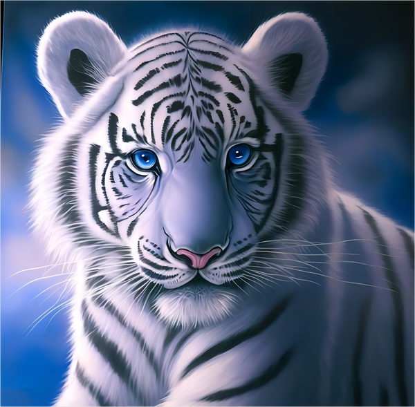 Tigre Diy Kits Acrylique Peintures Par Numéros Pour Adulte Enfant MJ1206