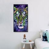 Tigre Diy Kits Acrylique Peintures Par Numéros Pour Adulte Enfant MJ1214