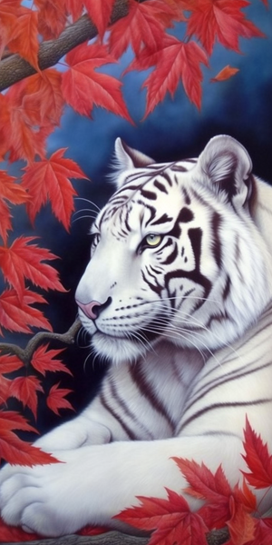 Tigre Diy Kits Acrylique Peintures Par Numéros Pour Adulte Enfant MJ1216