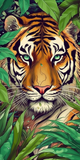 Tigre Diy Kits Acrylique Peintures Par Numéros Pour Adulte Enfant MJ1219