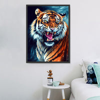 Tigre Diy Kits Acrylique Peintures Par Numéros Pour Adulte Enfant MJ1258