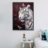 Tigre Diy Kits Acrylique Peintures Par Numéros Pour Adulte Enfant MJ1266