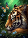 Tigre Diy Kits Acrylique Peintures Par Numéros Pour Adulte Enfant MJ1276