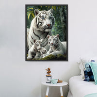 Tigre Diy Kits Acrylique Peintures Par Numéros Pour Adulte Enfant MJ1285