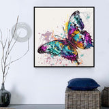 Papillon Diy Kits Acrylique Peintures Par Numéros Pour Adulte Enfant MJ1501