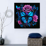 Papillon Diy Kits Acrylique Peintures Par Numéros Pour Adulte Enfant MJ1512