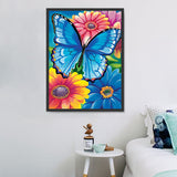 Papillon Diy Kits Acrylique Peintures Par Numéros Pour Adulte Enfant MJ1525