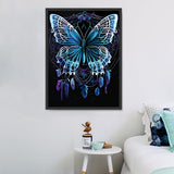 Papillon Diy Kits Acrylique Peintures Par Numéros Pour Adulte Enfant MJ1530