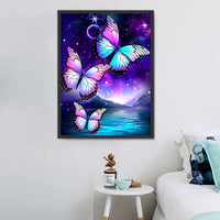 Papillon Diy Kits Acrylique Peintures Par Numéros Pour Adulte Enfant MJ1536