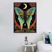 Papillon Diy Kits Acrylique Peintures Par Numéros Pour Adulte Enfant MJ1549
