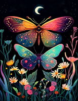 Papillon Diy Kits Acrylique Peintures Par Numéros Pour Adulte Enfant MJ1550