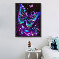 Papillon Diy Kits Acrylique Peintures Par Numéros Pour Adulte Enfant MJ1551