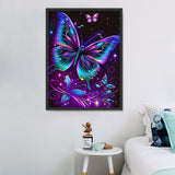 Papillon Diy Kits Acrylique Peintures Par Numéros Pour Adulte Enfant MJ1551