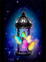 Papillon Diy Kits Acrylique Peintures Par Numéros Pour Adulte Enfant MJ1552