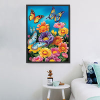 Papillon Diy Kits Acrylique Peintures Par Numéros Pour Adulte Enfant MJ1554