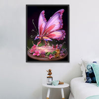 Papillon Diy Kits Acrylique Peintures Par Numéros Pour Adulte Enfant MJ1557
