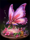 Papillon Diy Kits Acrylique Peintures Par Numéros Pour Adulte Enfant MJ1557