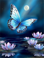 Papillon Diy Kits Acrylique Peintures Par Numéros Pour Adulte Enfant MJ1561