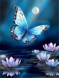 Papillon Diy Kits Acrylique Peintures Par Numéros Pour Adulte Enfant MJ1561