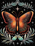 Papillon Diy Kits Acrylique Peintures Par Numéros Pour Adulte Enfant MJ1564