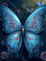 Papillon Diy Kits Acrylique Peintures Par Numéros Pour Adulte Enfant MJ1565