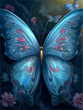 Papillon Diy Kits Acrylique Peintures Par Numéros Pour Adulte Enfant MJ1565
