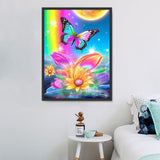Papillon Diy Kits Acrylique Peintures Par Numéros Pour Adulte Enfant MJ1567