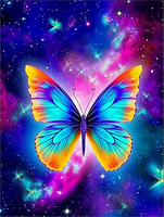 Papillon Diy Kits Acrylique Peintures Par Numéros Pour Adulte Enfant MJ1570