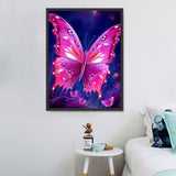Papillon Diy Kits Acrylique Peintures Par Numéros Pour Adulte Enfant MJ1574