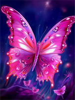 Papillon Diy Kits Acrylique Peintures Par Numéros Pour Adulte Enfant MJ1574