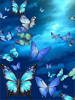 Papillon Diy Kits Acrylique Peintures Par Numéros Pour Adulte Enfant MJ1575