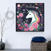 Licorne Diy Kits Acrylique Peintures Par Numéros Pour Adulte Enfant MJ1635