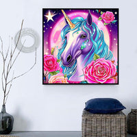 Licorne Diy Kits Acrylique Peintures Par Numéros Pour Adulte Enfant MJ1645