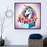 Licorne Diy Kits Acrylique Peintures Par Numéros Pour Adulte Enfant MJ1646