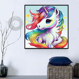 Licorne Diy Kits Acrylique Peintures Par Numéros Pour Adulte Enfant MJ1649