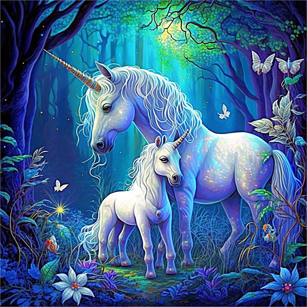 Licorne Diy Kits Acrylique Peintures Par Numéros Pour Adulte Enfant MJ1650