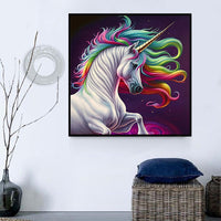 Licorne Diy Kits Acrylique Peintures Par Numéros Pour Adulte Enfant MJ1651