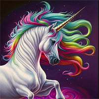 Licorne Diy Kits Acrylique Peintures Par Numéros Pour Adulte Enfant MJ1651