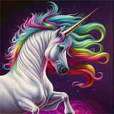 Licorne Diy Kits Acrylique Peintures Par Numéros Pour Adulte Enfant MJ1651