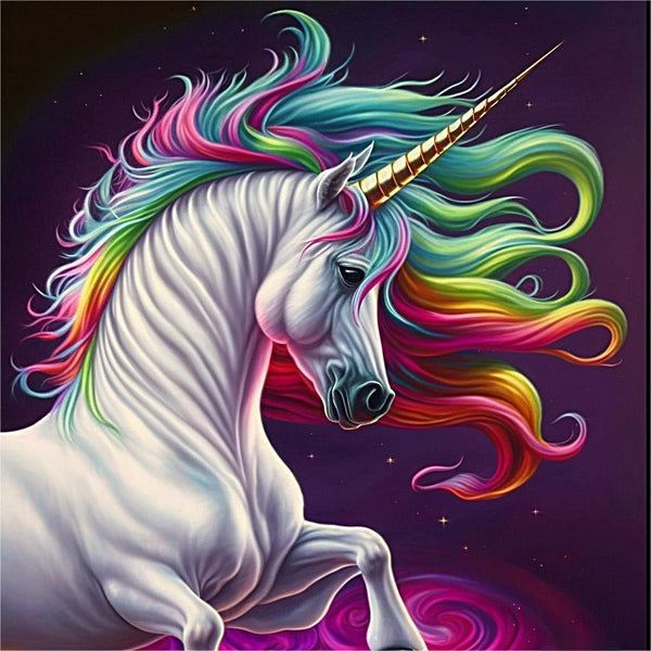 Licorne Diy Kits Acrylique Peintures Par Numéros Pour Adulte Enfant MJ1651