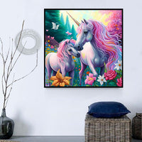 Licorne Diy Kits Acrylique Peintures Par Numéros Pour Adulte Enfant MJ1652