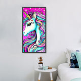 Licorne Diy Kits Acrylique Peintures Par Numéros Pour Adulte Enfant MJ1654