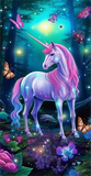 Licorne Diy Kits Acrylique Peintures Par Numéros Pour Adulte Enfant MJ1657